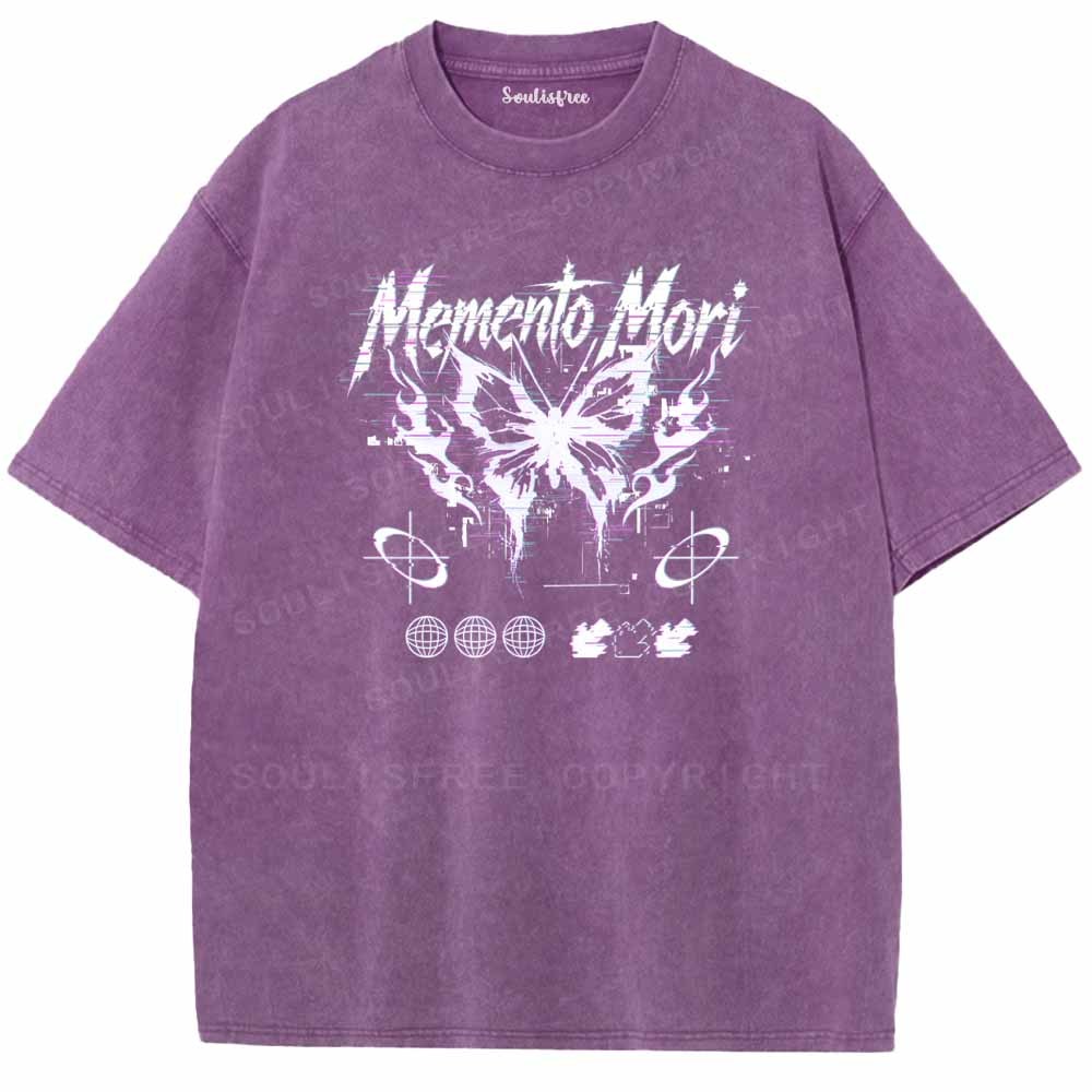 Soulisfree  Memento Mori Washed Tee