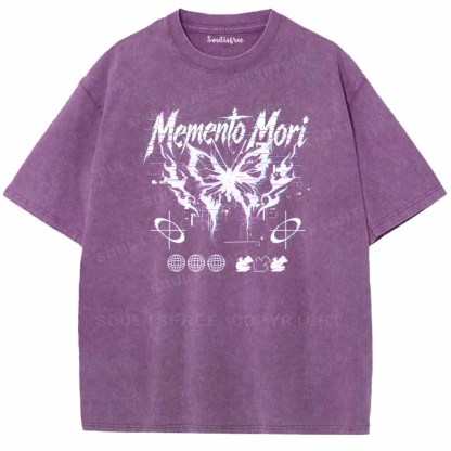 Soulisfree  Memento Mori Washed Tee