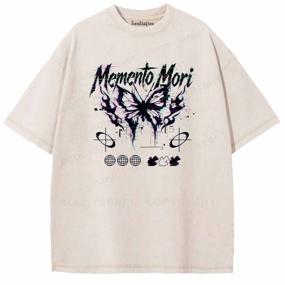 Soulisfree  Memento Mori Washed Tee