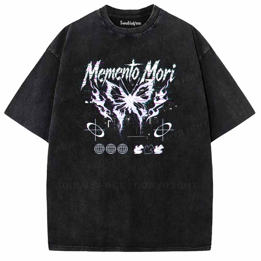 Soulisfree  Memento Mori Washed Tee
