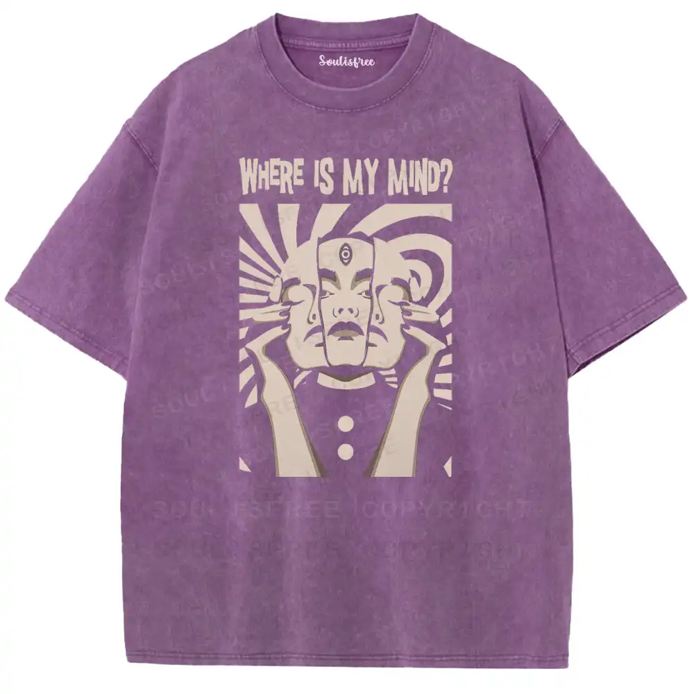 Psychic Triad Occult Washed T-shirt