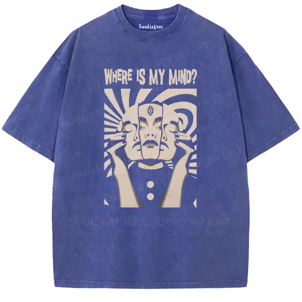 Psychic Triad Occult Washed T-shirt