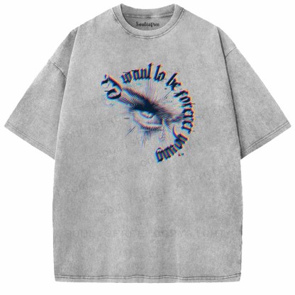 Soulisfree  Glitch All-Seeing Eye Washed Tee