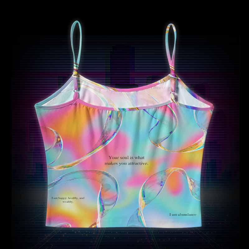 Soulisfree YOUR SOUL MAKES YOU ATTRACTIVE Brushed Cami