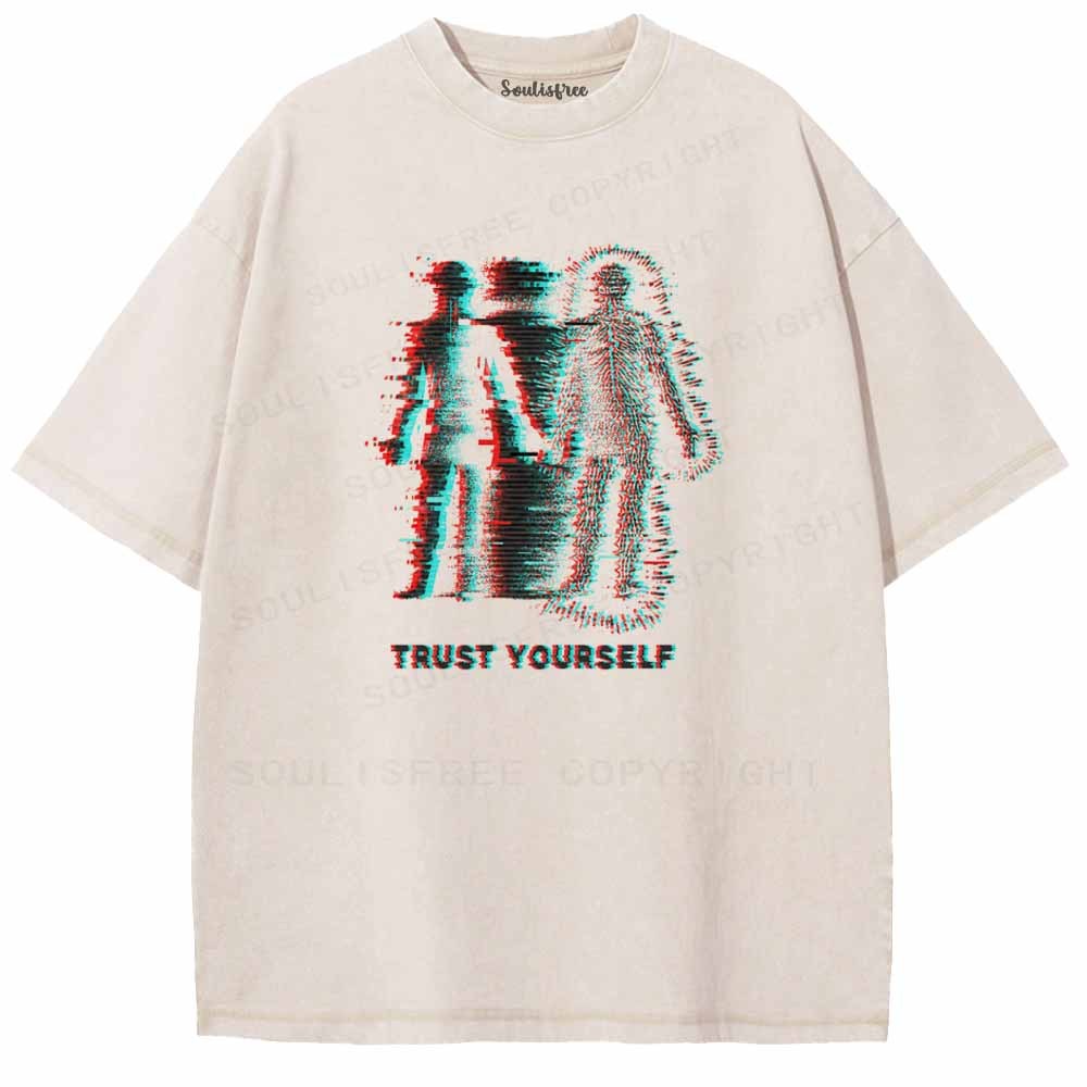 Soulisfree TRUST YOURSELF Washed Tee
