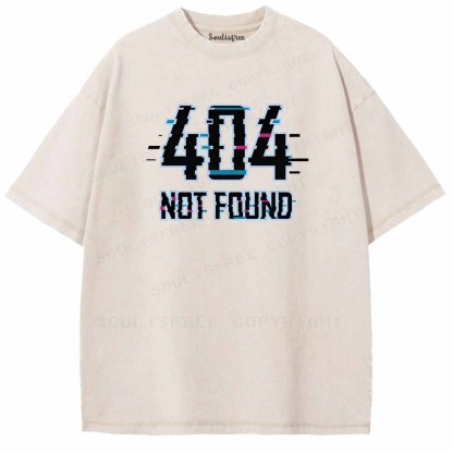Soulisfree  404 NOT FOUND Washed Tee