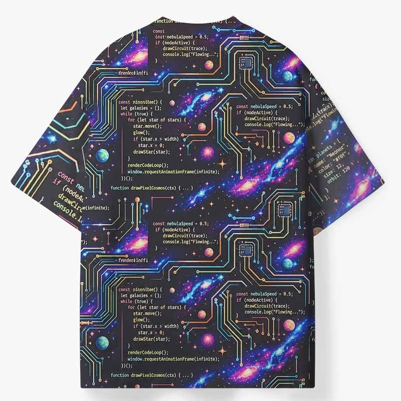 Soulisfree CODE THE UNIVERSE ECO‑PERF Graphic Tee