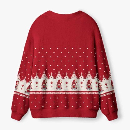 Soulisfree Little Guardians Of Christmas Magic Fuzzy Cardigan Sweater