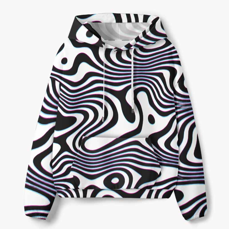 Soulisfree Go Against The Flow All-Over Print Hoodie