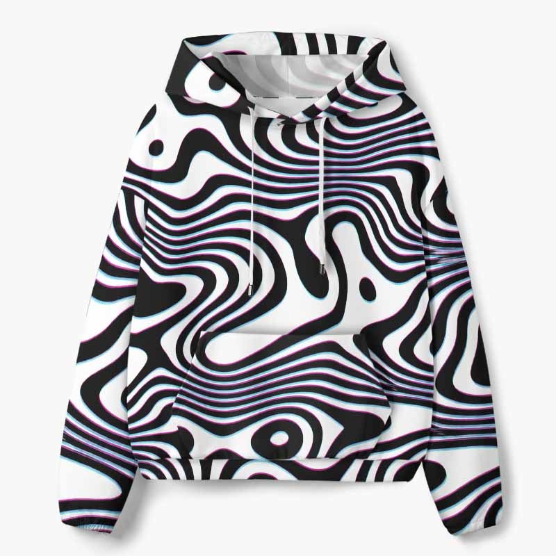 Soulisfree Go Against The Flow All-Over Print Hoodie