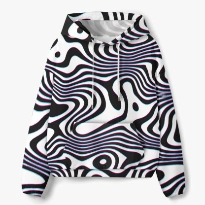 Soulisfree Go Against The Flow All-Over Print Hoodie