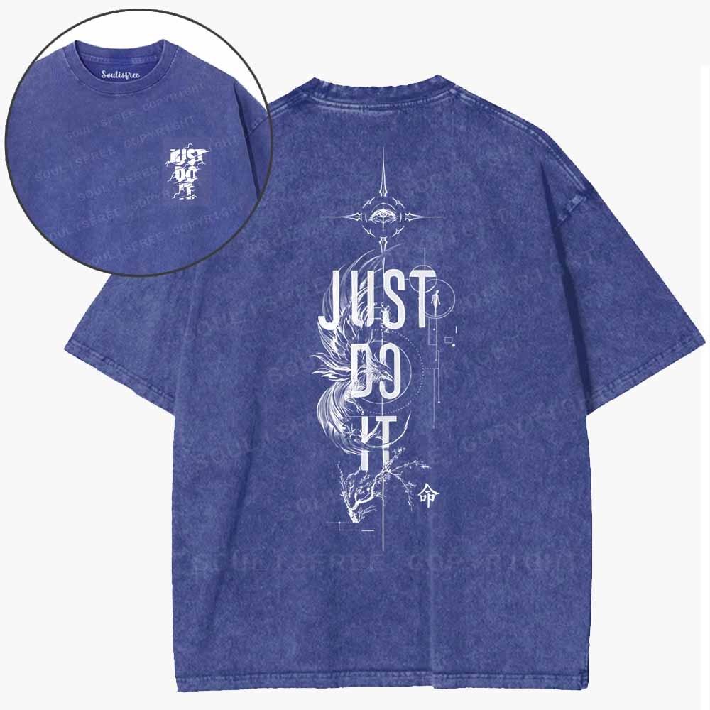 Soulisfree Just Do It, Trust Your Fate Washed Tee