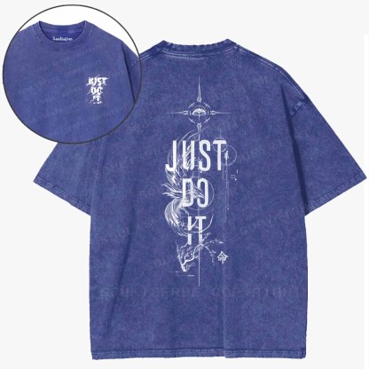 Soulisfree Just Do It, Trust Your Fate Washed Tee