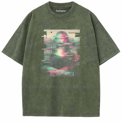 Soulisfree  Mona Lisa Washed Tee
