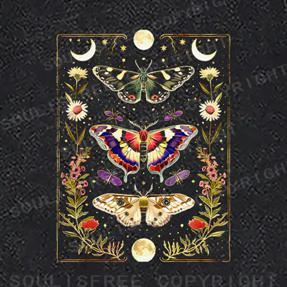 Nocturnal Wings Washed Sweatshirts