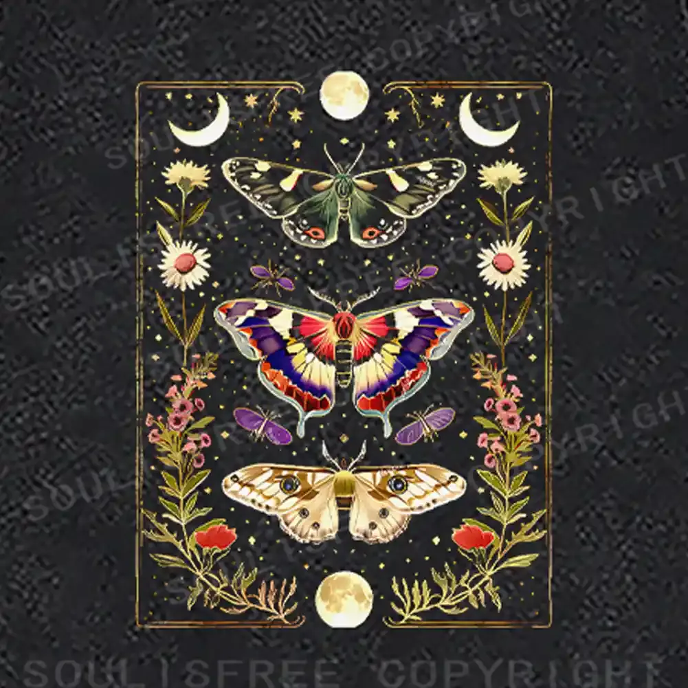 Nocturnal Wings Washed Sweatshirts