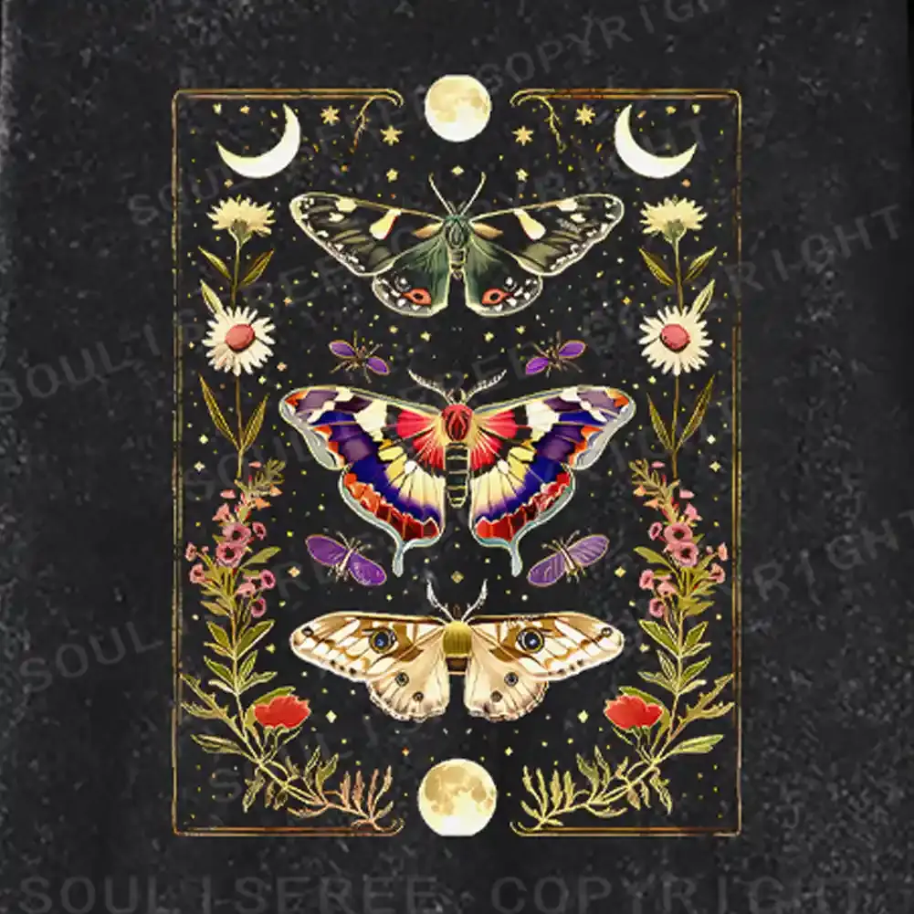 Nocturnal Wings Washed Long Sleeve Shirt