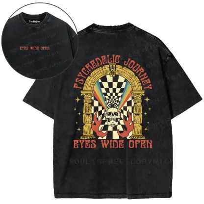 Eyes Wide Open Acid Trip Washed T-shirt