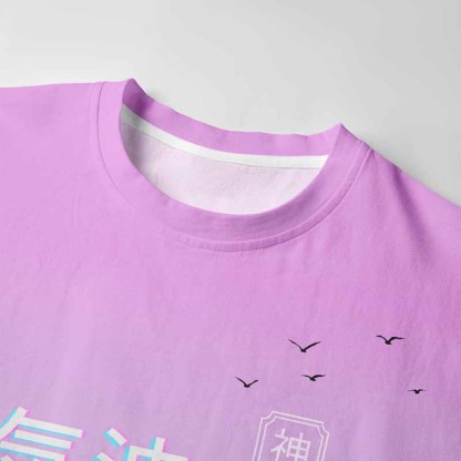 Soulisfree NEON FUJI Long Sleeve Cotton Tee