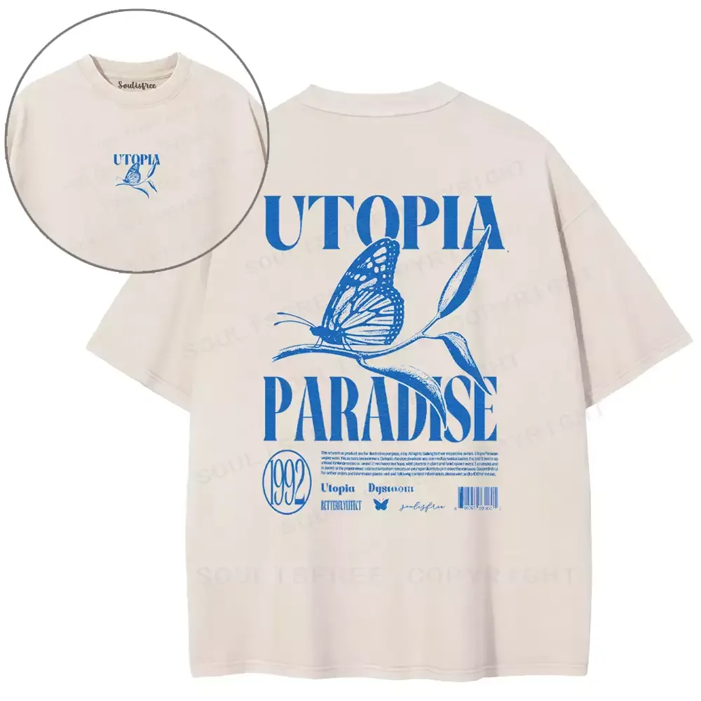 UTOPIA 1 Washed T-shirt