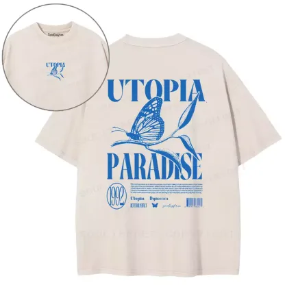 UTOPIA 1 Washed T-shirt