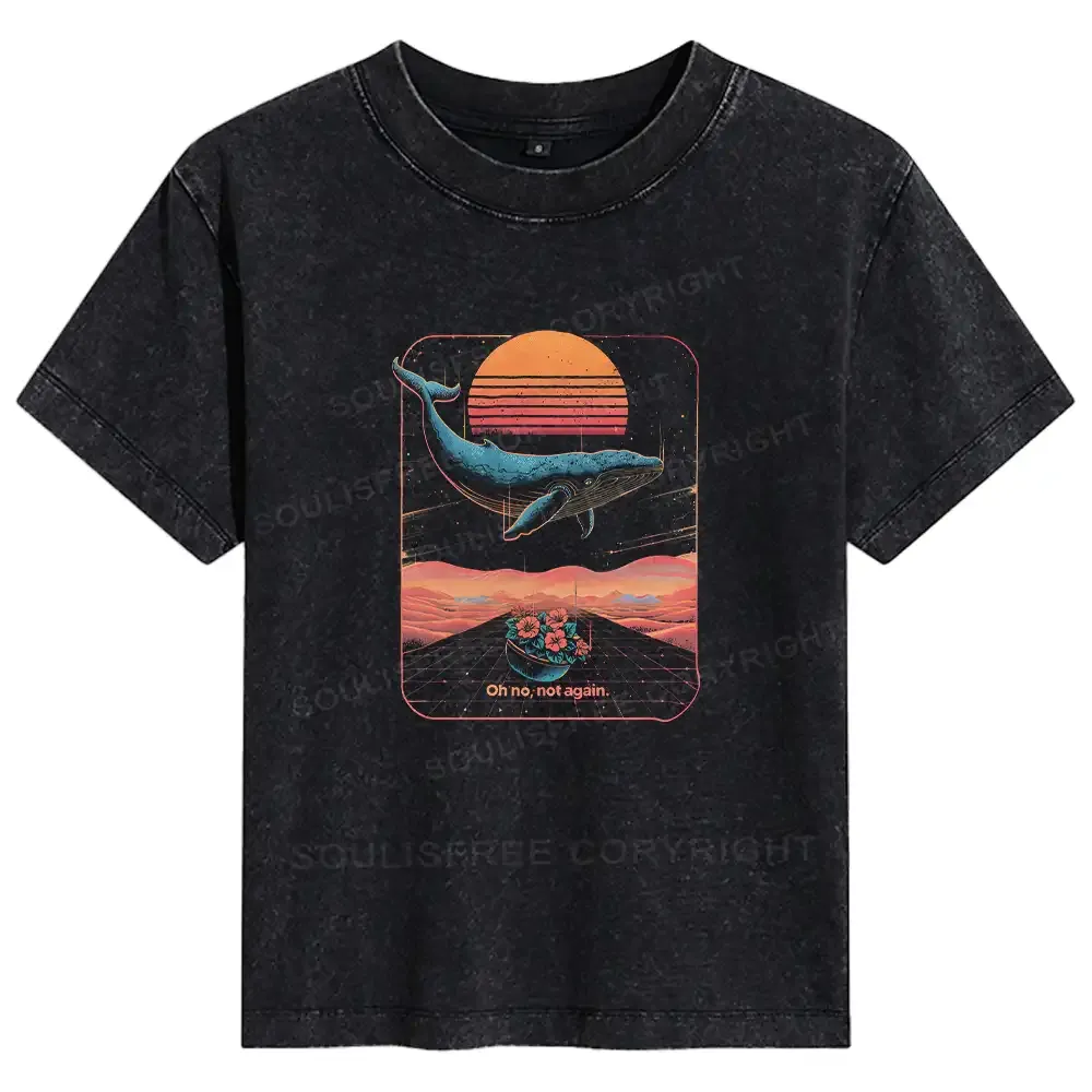 Designed Galactic Lullaby Basic Washed T-shirt