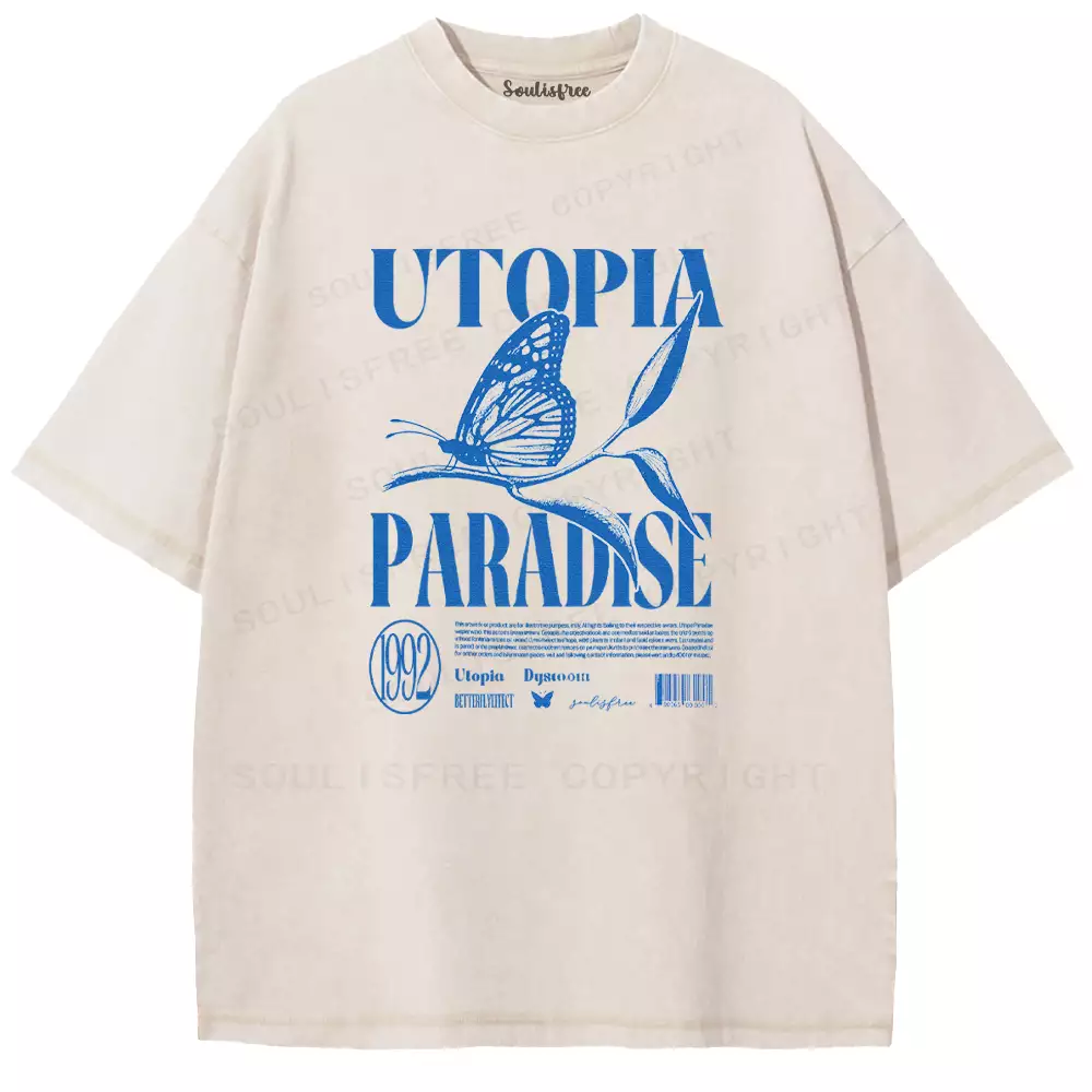 UTOPIA 1 Washed T-shirt