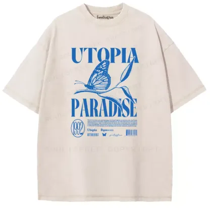UTOPIA 1 Washed T-shirt