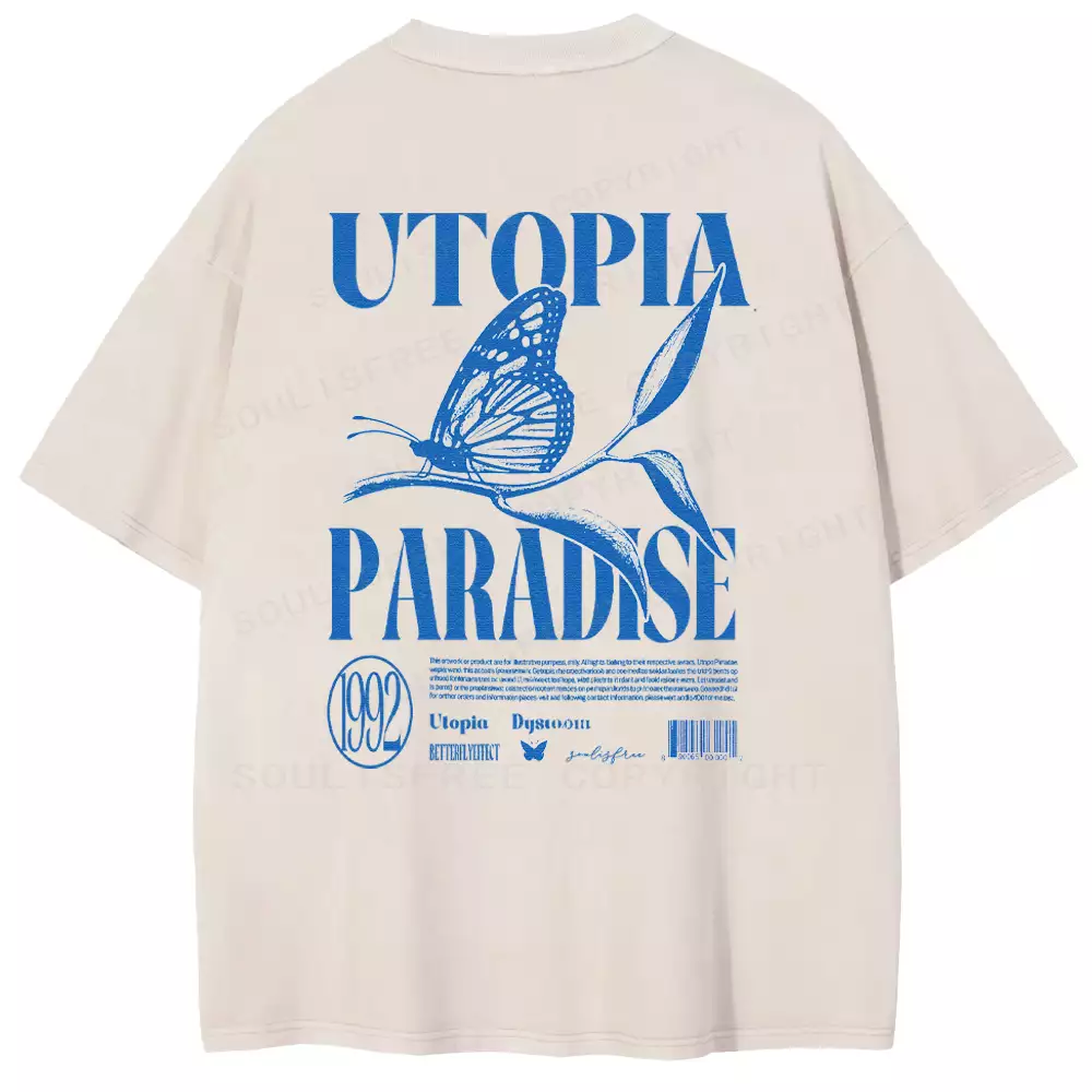 UTOPIA 1 Washed T-shirt