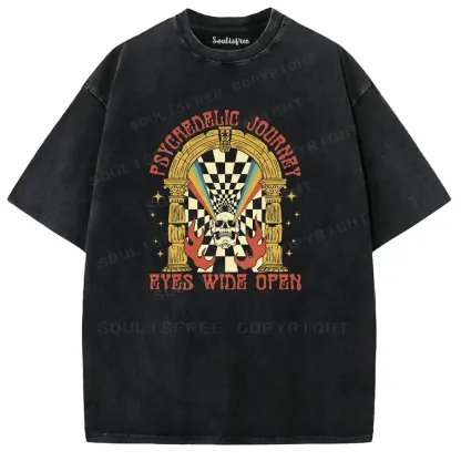 Eyes Wide Open Acid Trip Washed T-shirt