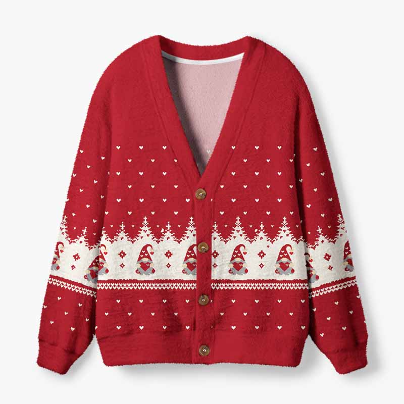Soulisfree Little Guardians Of Christmas Magic Fuzzy Cardigan Sweater