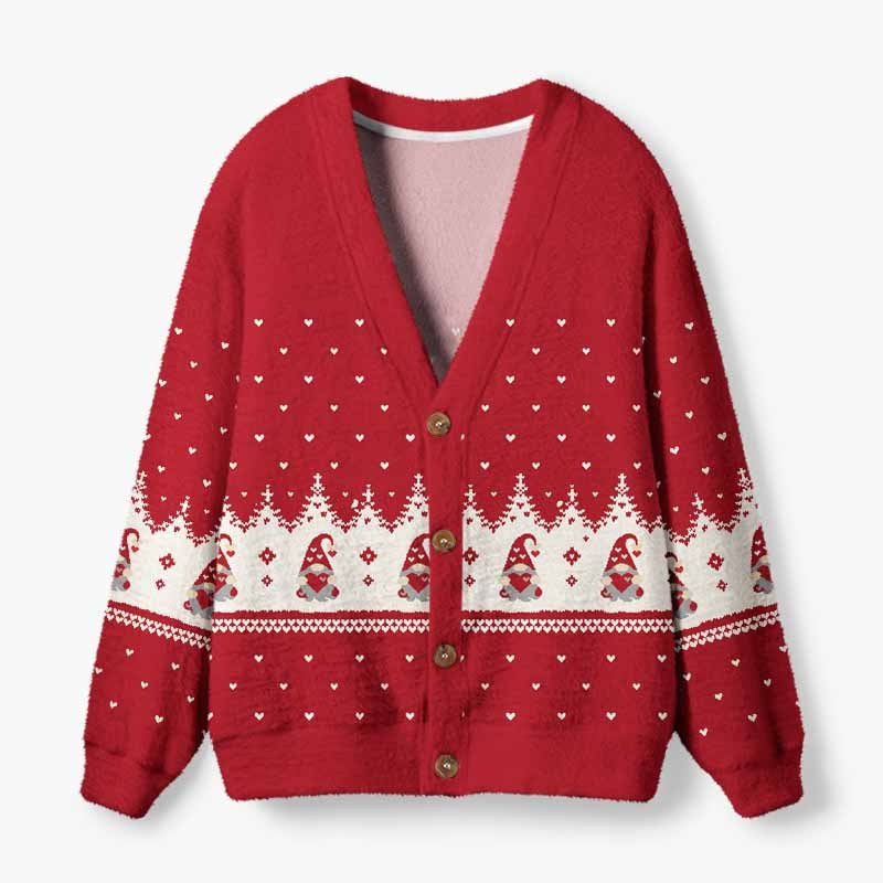Soulisfree Little Guardians Of Christmas Magic Fuzzy Cardigan Sweater