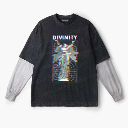 Soulisfree  DIVINITY Layered Long Sleeve Tee