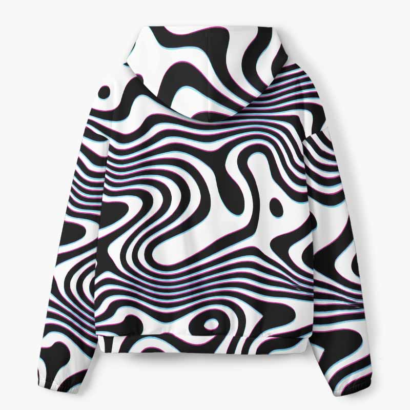 Soulisfree Go Against The Flow All-Over Print Hoodie