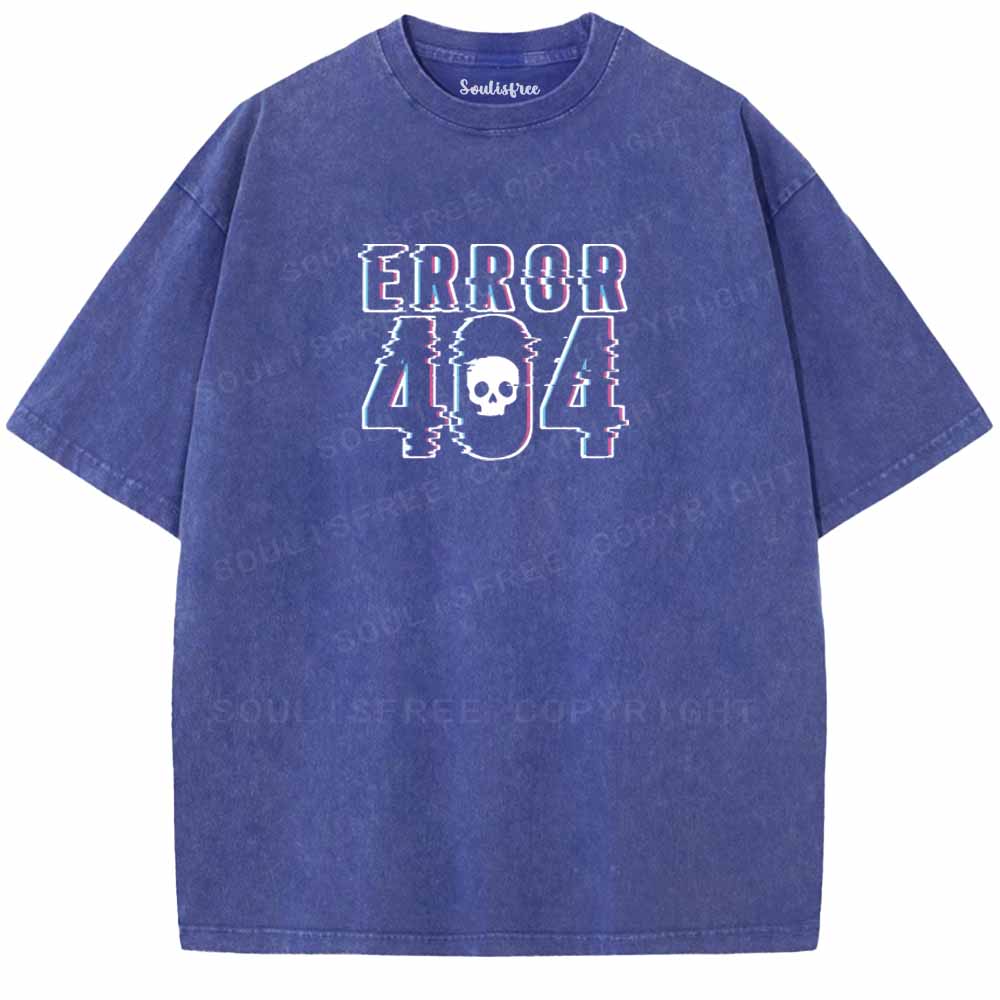 Soulisfree Error 404 Washed Tee