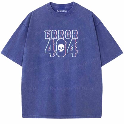 Soulisfree Error 404 Washed Tee