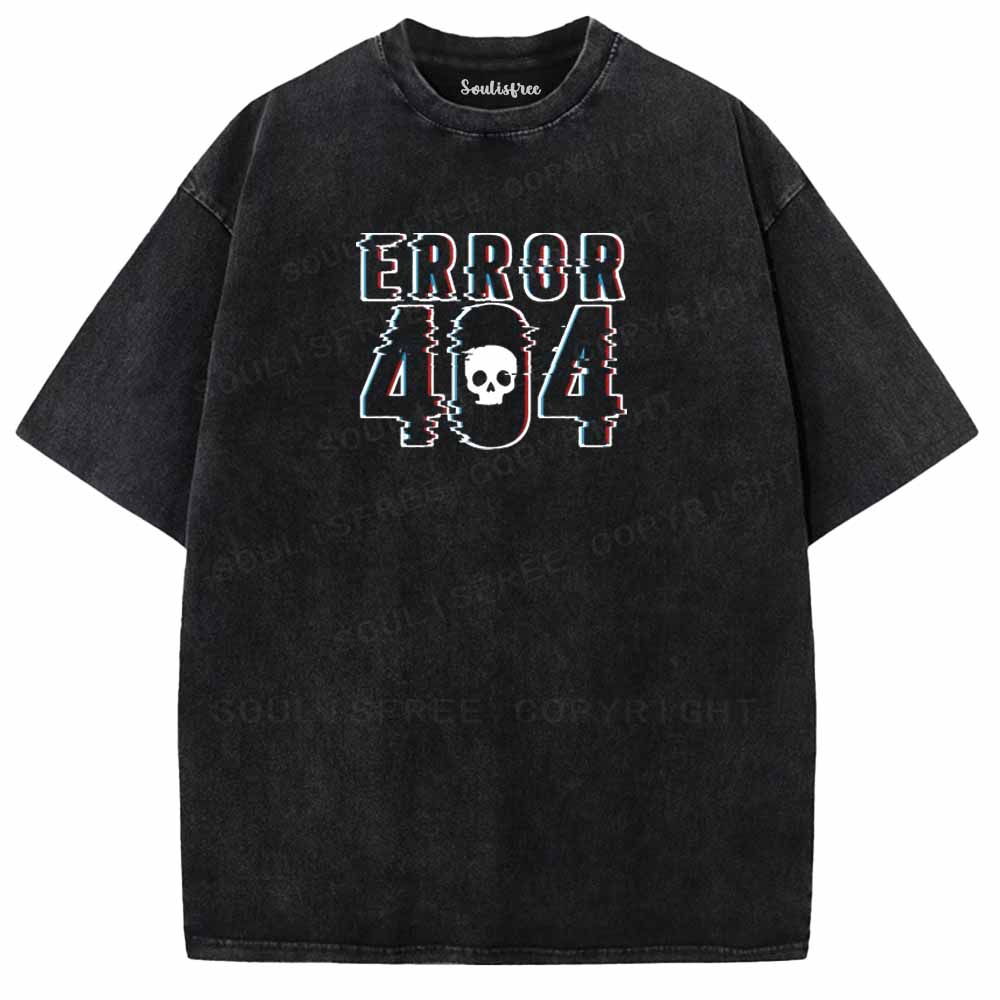 Soulisfree Error 404 Washed Tee