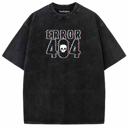 Soulisfree Error 404 Washed Tee
