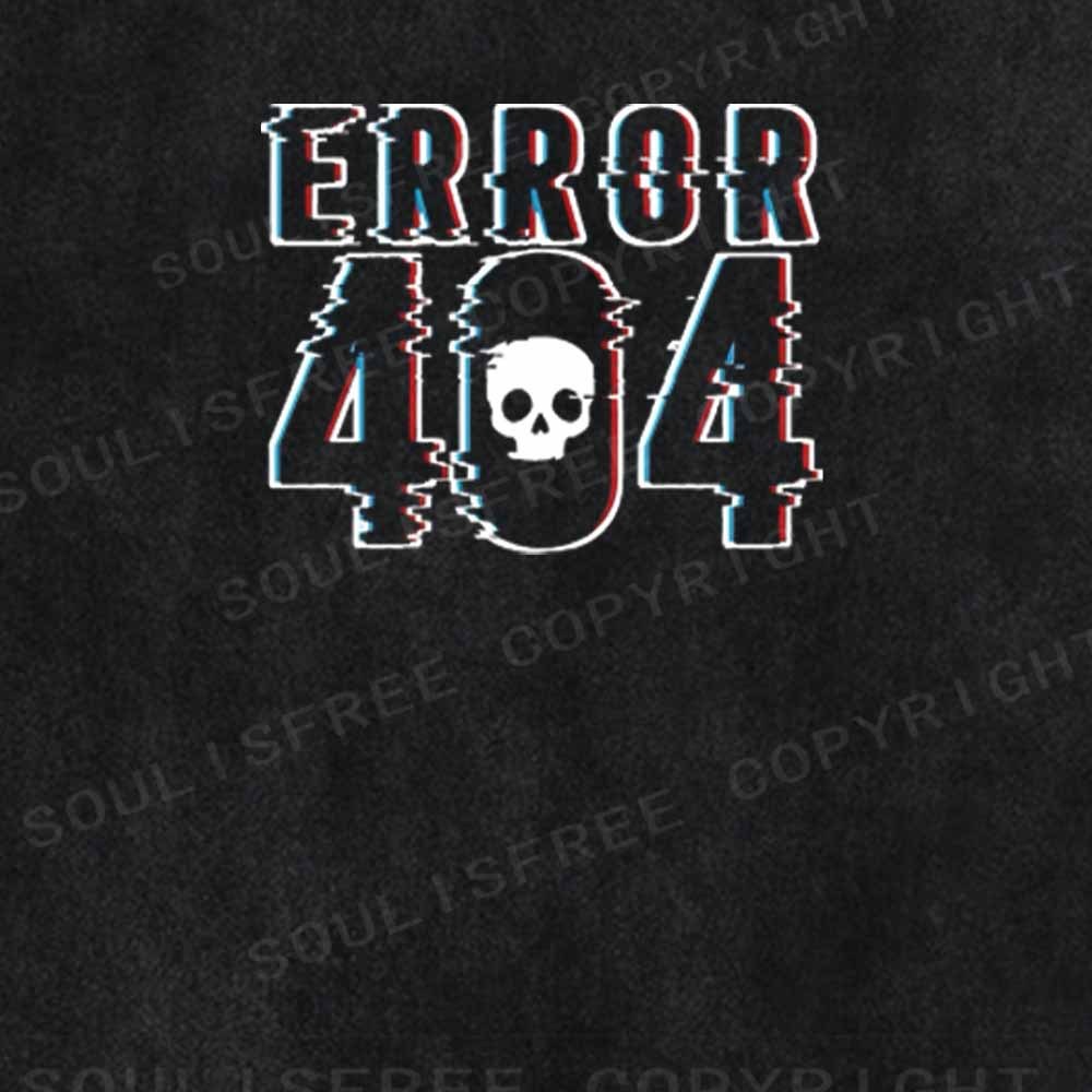 Soulisfree Error 404 Washed Tee