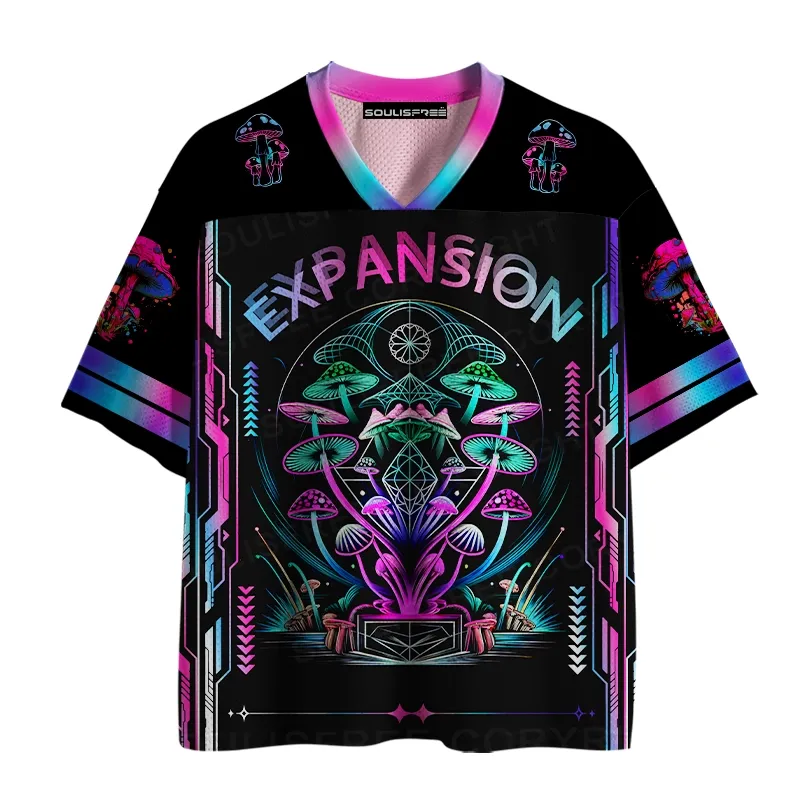 Designed Soulisfree Psychedelic Growth Mesh Jersey