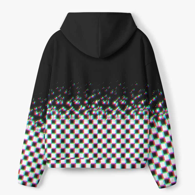 Soulisfree Broken Signal All-Over Print Hoodie