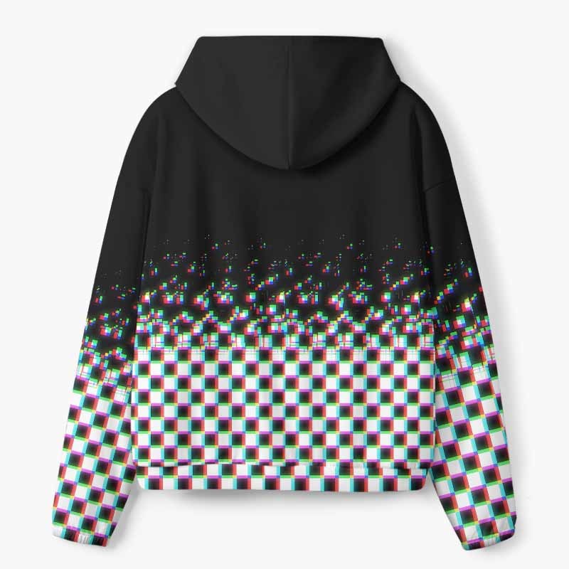Soulisfree Broken Signal All-Over Print Hoodie