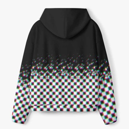 Soulisfree Broken Signal All-Over Print Hoodie