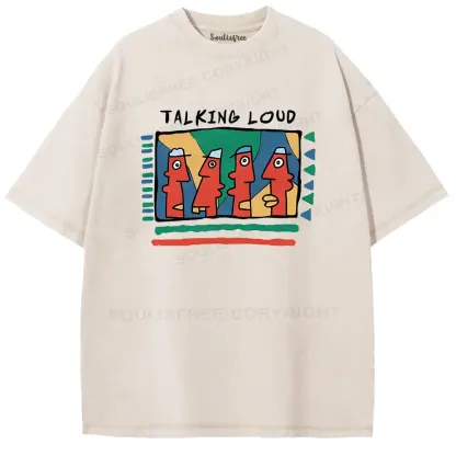 Silent Communication Washed T-shirt