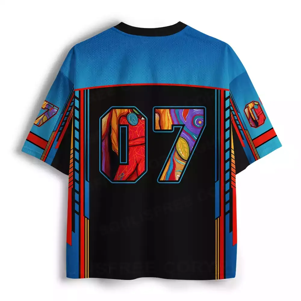 Moonlit Spirit Abstract Mesh Jersey