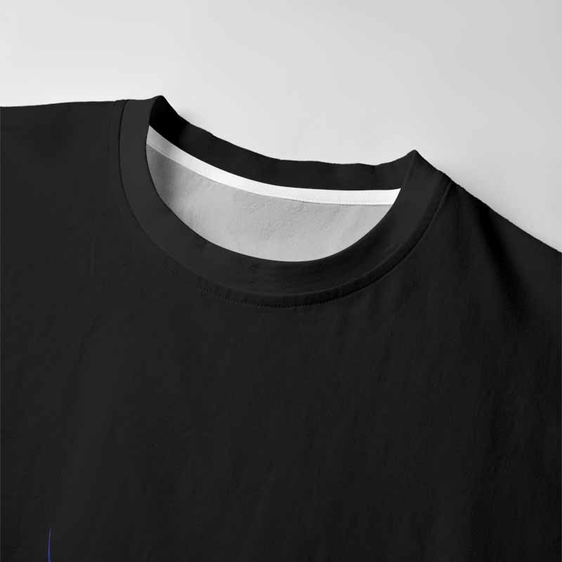 Soulisfree Violet Blaze  – Luminous Fire Long Sleeve Cotton Tee