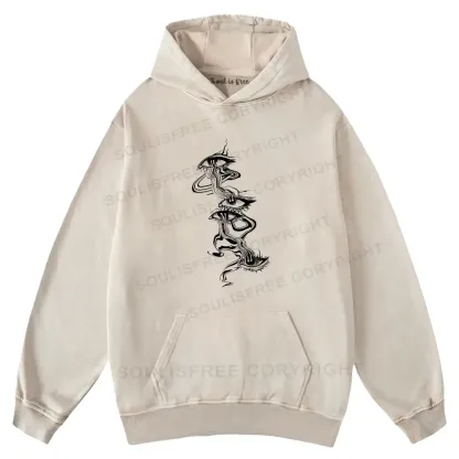 Psychedelic Eyes Washed Hoodie