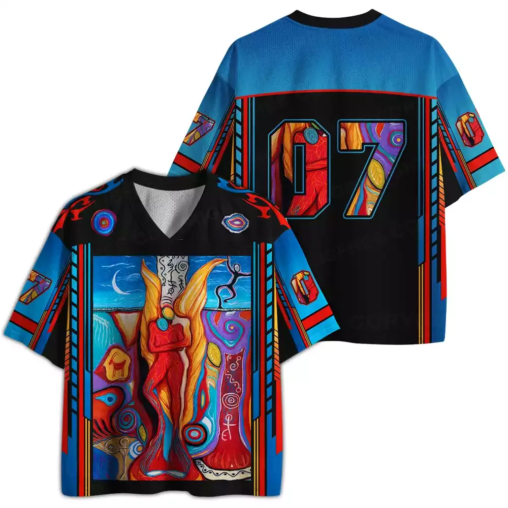 Moonlit Spirit Abstract Mesh Jersey