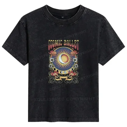Psychedelic Ballet Basic Washed T-shirt