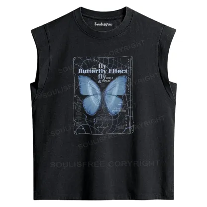 Butterfly Effect Washed Tank Tops